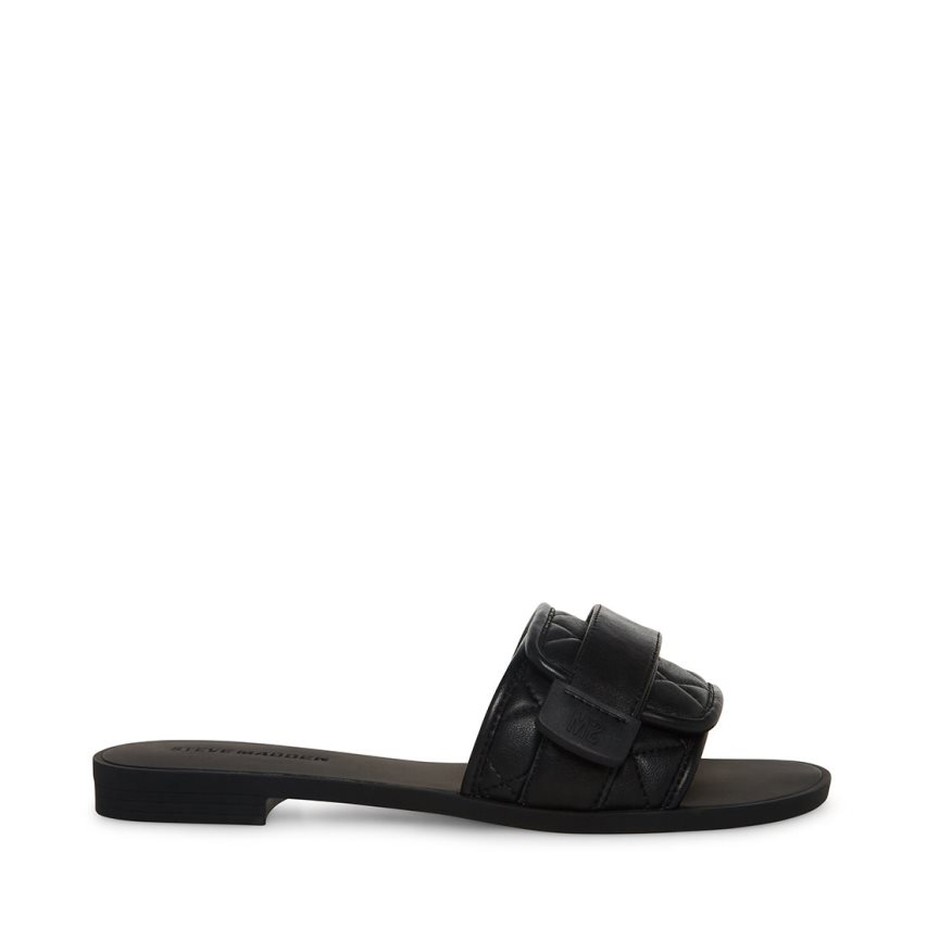 Sandalias de Diapositivas Steve Madden Janelle Mujer Negras | ES CT3218